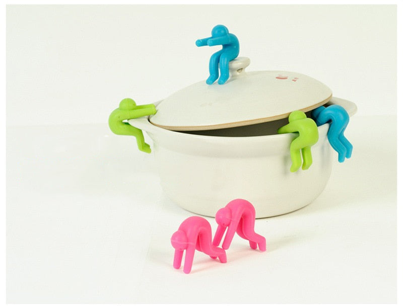Creative  Kitchen Gadgets Raise The Lid Overflow Device