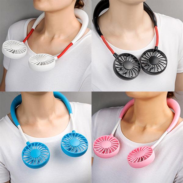 Portable Hanging Neck Sports Fan